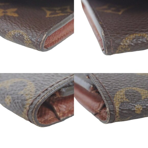 820141AM (G1) Louis Vuitton Wallet Brown Monogram - Picture 7 of 11